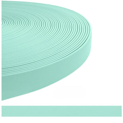 sangle enduite TPU pour chien bleu pastel - alternative au BioThane