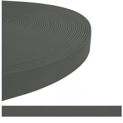 sangle enduite TPU pour chien gris - alternative au BioThane