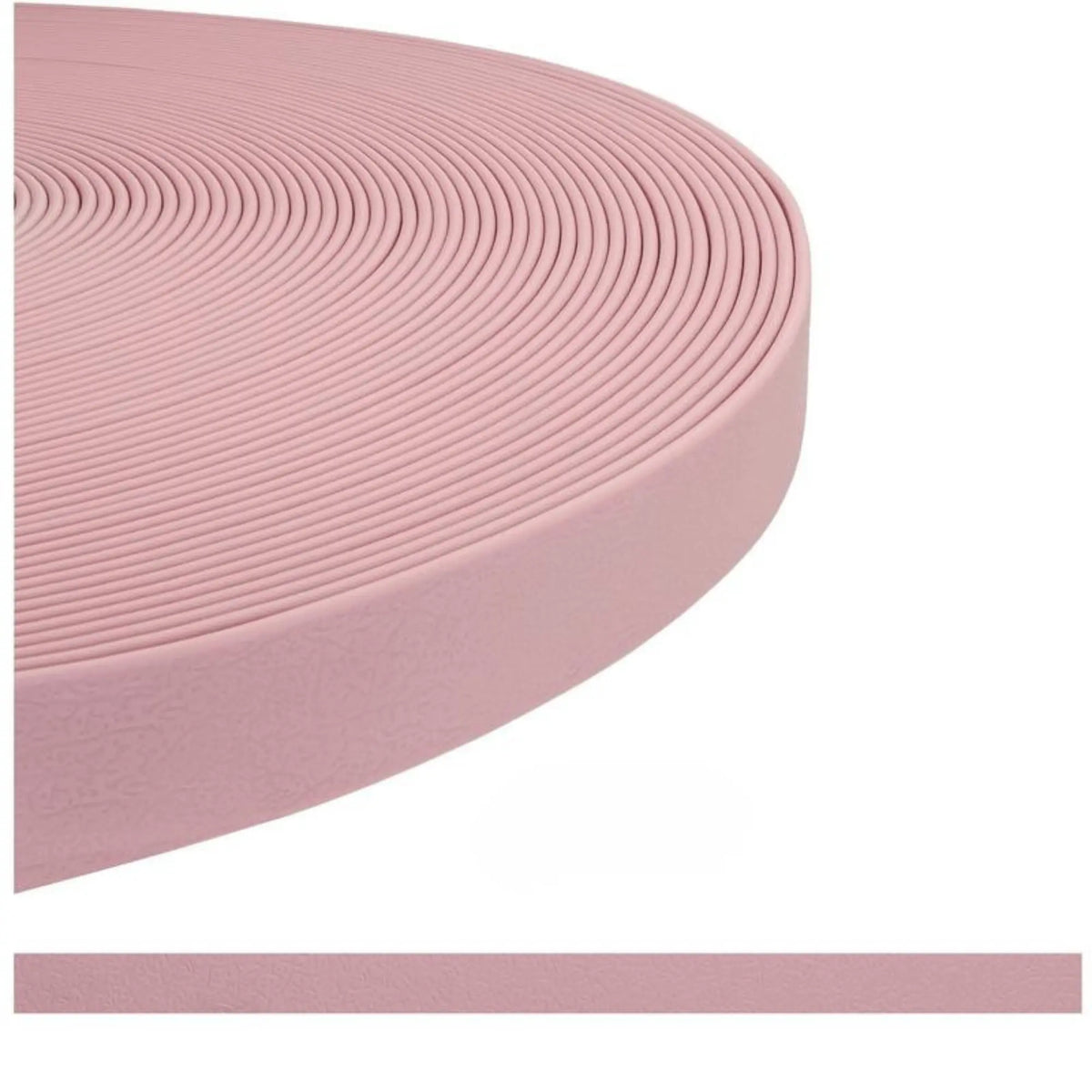 sangle enduite TPU pour chien rose lavande- alternative au BioThane