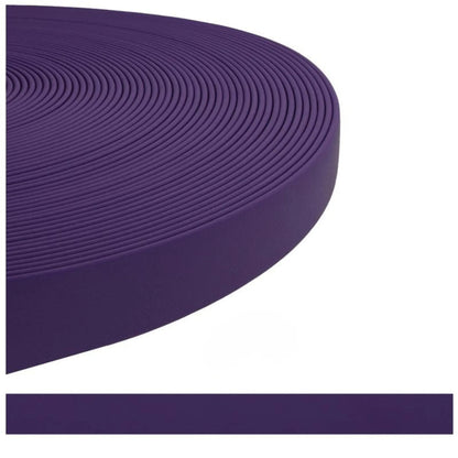 sangle enduite TPU pour chien violet pourpre- alternative au BioThane